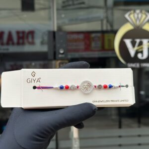 Italian Silver Shree Rakhi – 925 Sterling Silver